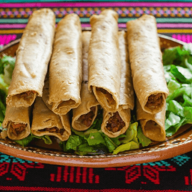 Flautas de Pollo 4 Piezas