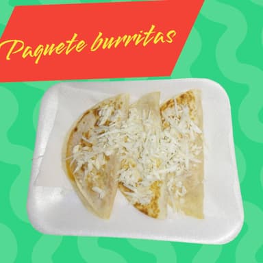 paquete de 3 burritas