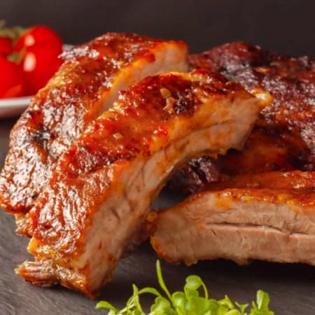 Medio Kilo de Costilla de Cerdo Asada