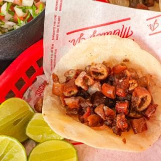 taco de chicharron natural