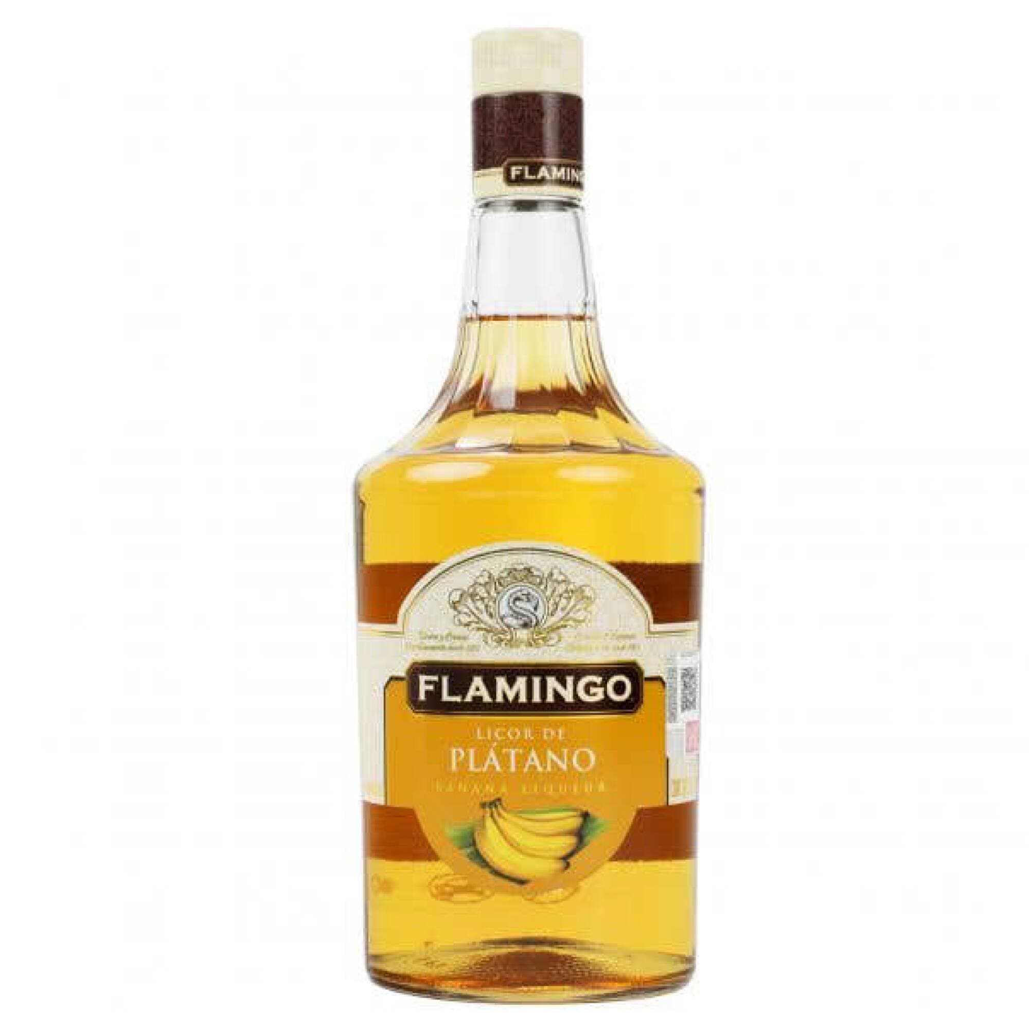 LICOR DE PLATANO FLAMINGO 1000 ML