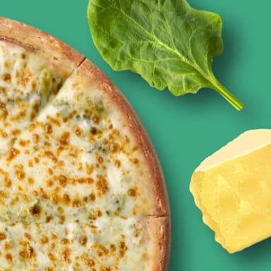 PIZZA INDIVIDUAL SPINACH ALFREDO