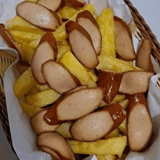 Salchipapa Con Hot Dog Frankfurter