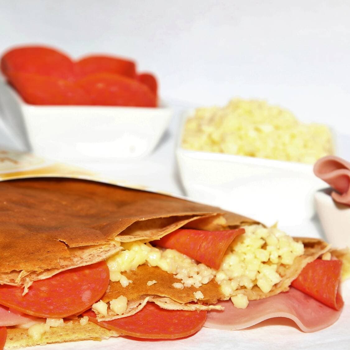Crepa de Philadelphia/Pepperoni