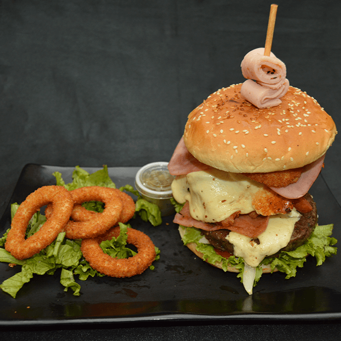 HAMBURGUESA PARA QUE TE LLENES
