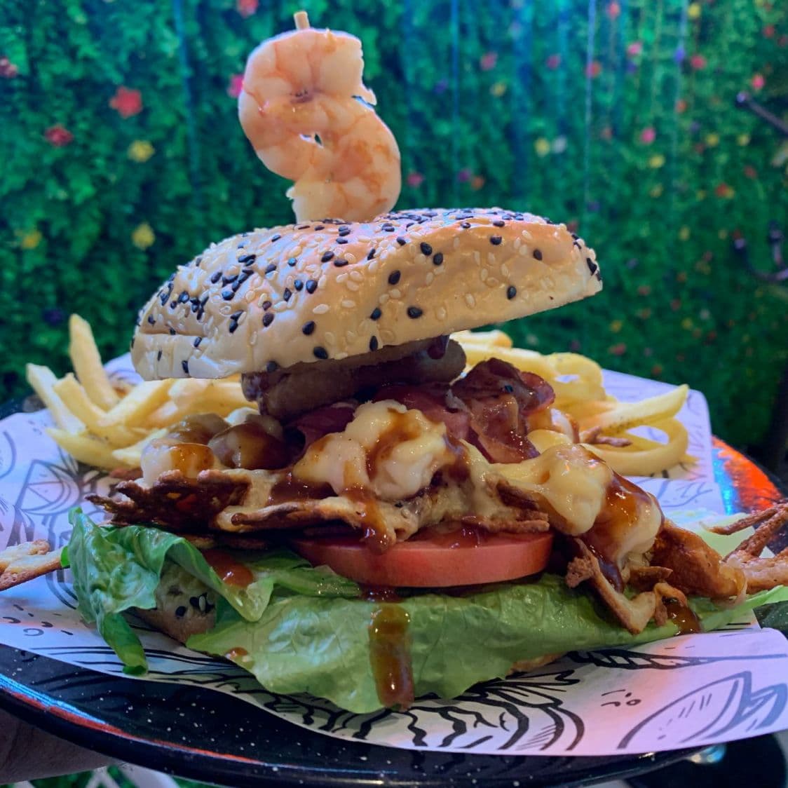 Hamburguesa de Camarón