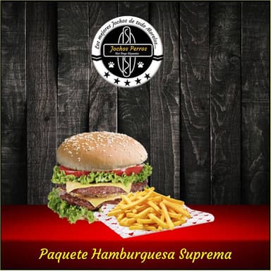 Hamburguesa Suprema con Papas