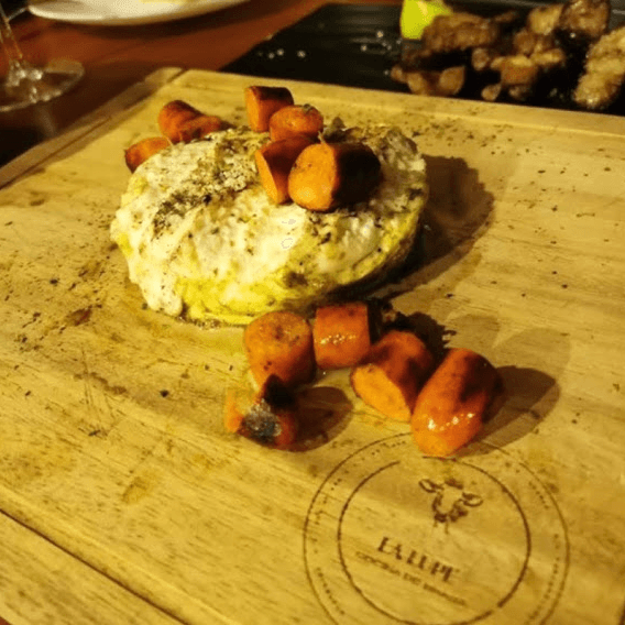 Panela Asada con Chistorra