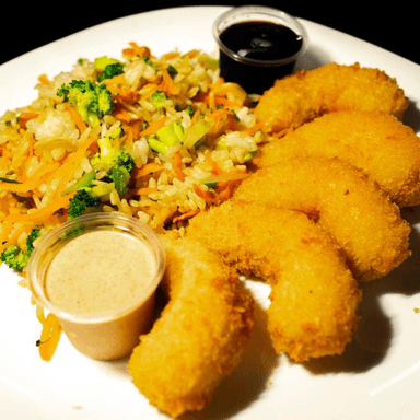 Combo-5 Camarones Rell+Arroz con Verduras+Jamaica