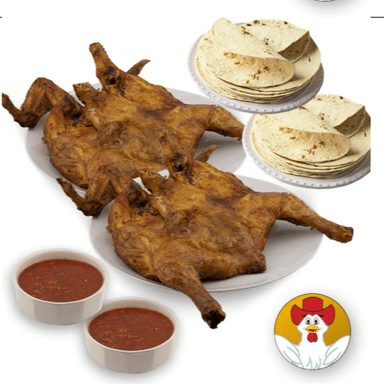 2 POLLOS ASADOS.