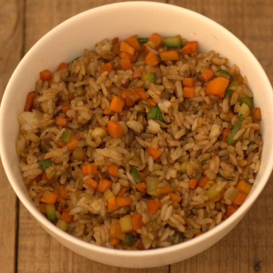 Yakimeshi de verduras