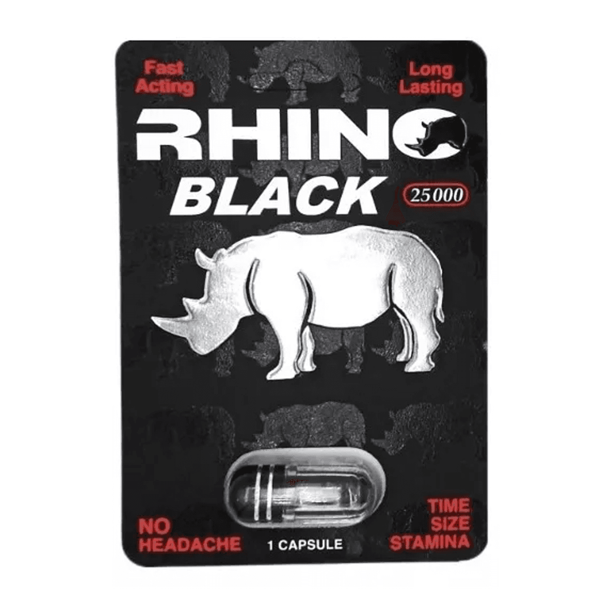 RHINO BLACK 1 CAP