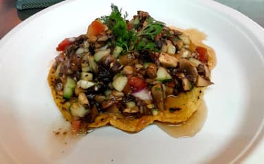 Tostada Champiñones