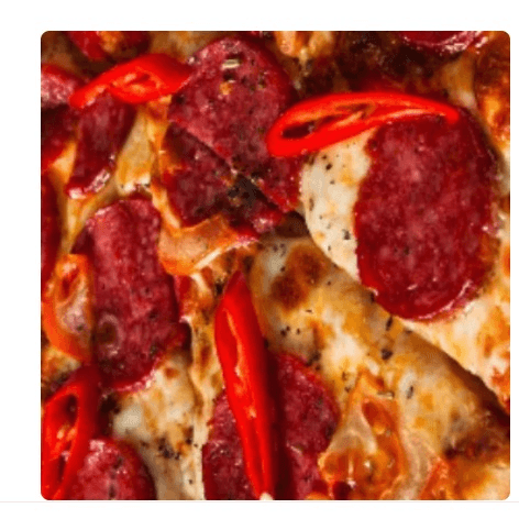 Pizza Salami, Tomates Frescos y Champiñon30 Cm