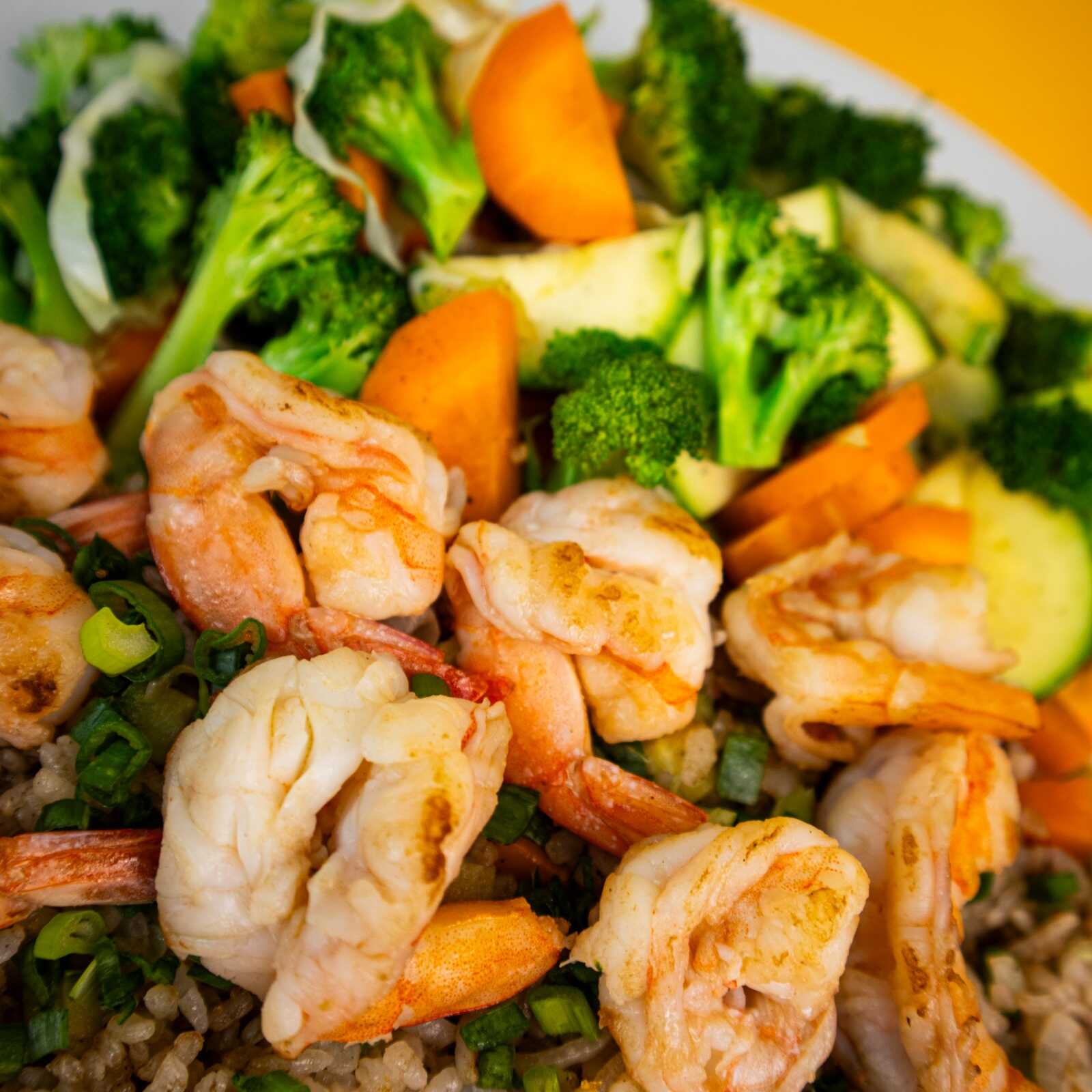Tepanyaki con Camarón