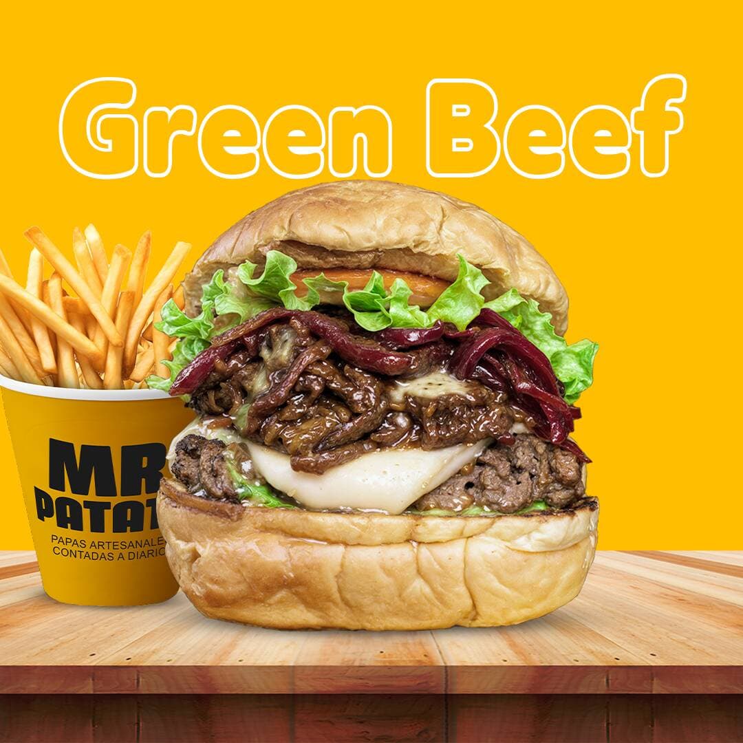 Mr Green Beef (Incluye Papas)
