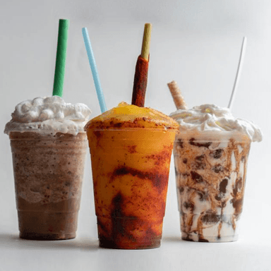 Frappe de agua grande + frappe de crema grande