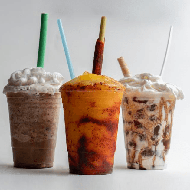 Frappe de agua grande + frappe de crema grande