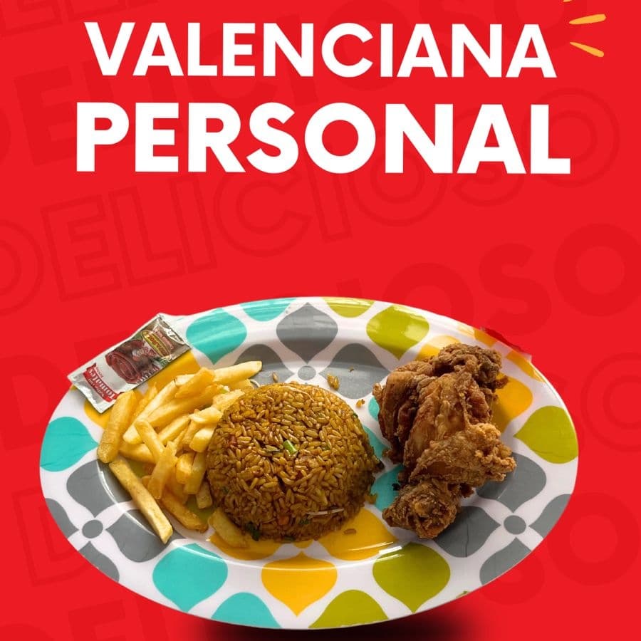 Valenciana Personal + Papas Francesa Grandes