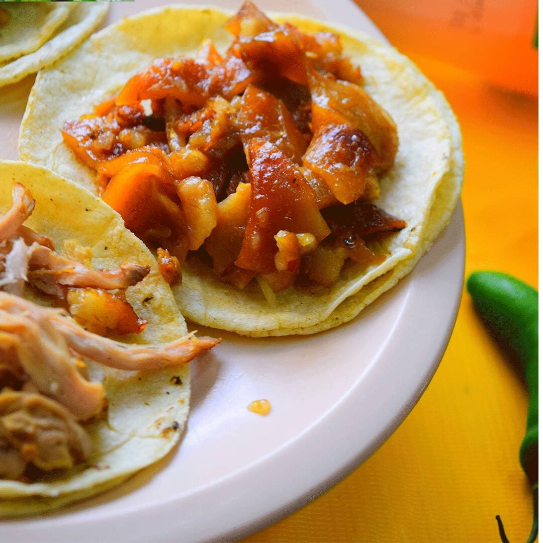 Taco de Maciza con Cuerito