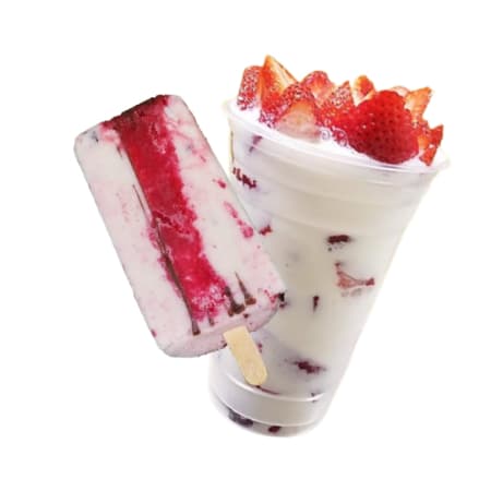 Fresas Naturales Congeladas Con Paleta