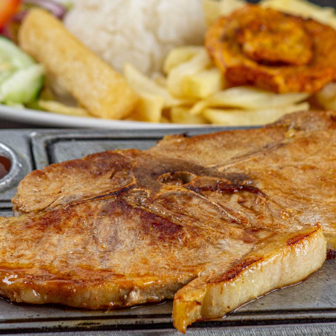 Chuleta de cerdo BBQ