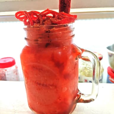 Frappé Fresa con Chamoy