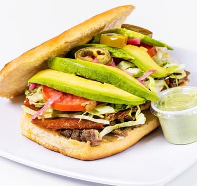 Torta de Arrachera