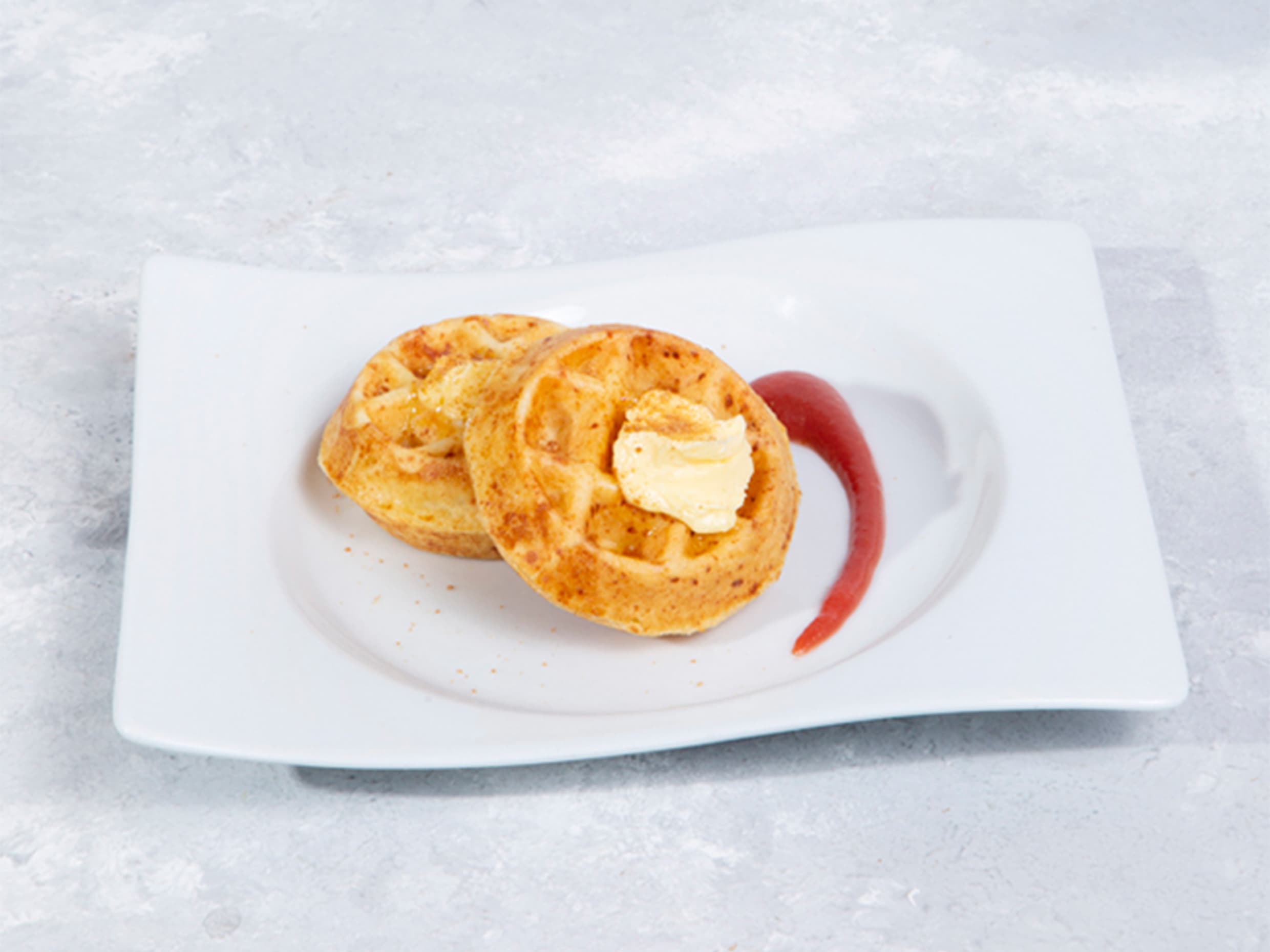 Mini Waffles D'Yuca Doble
