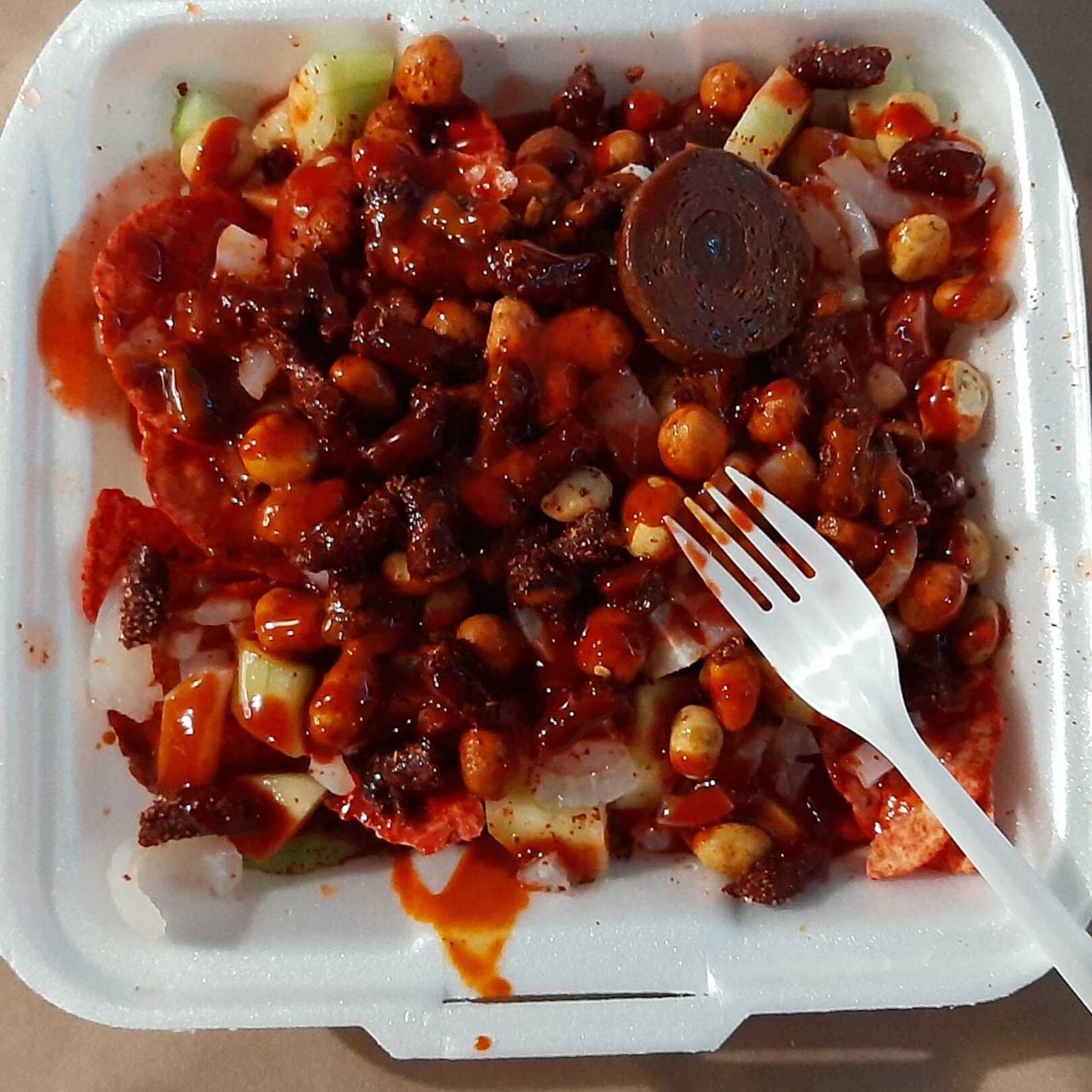 Tostilocos sin  Mango-Plato  Grande de 8x8