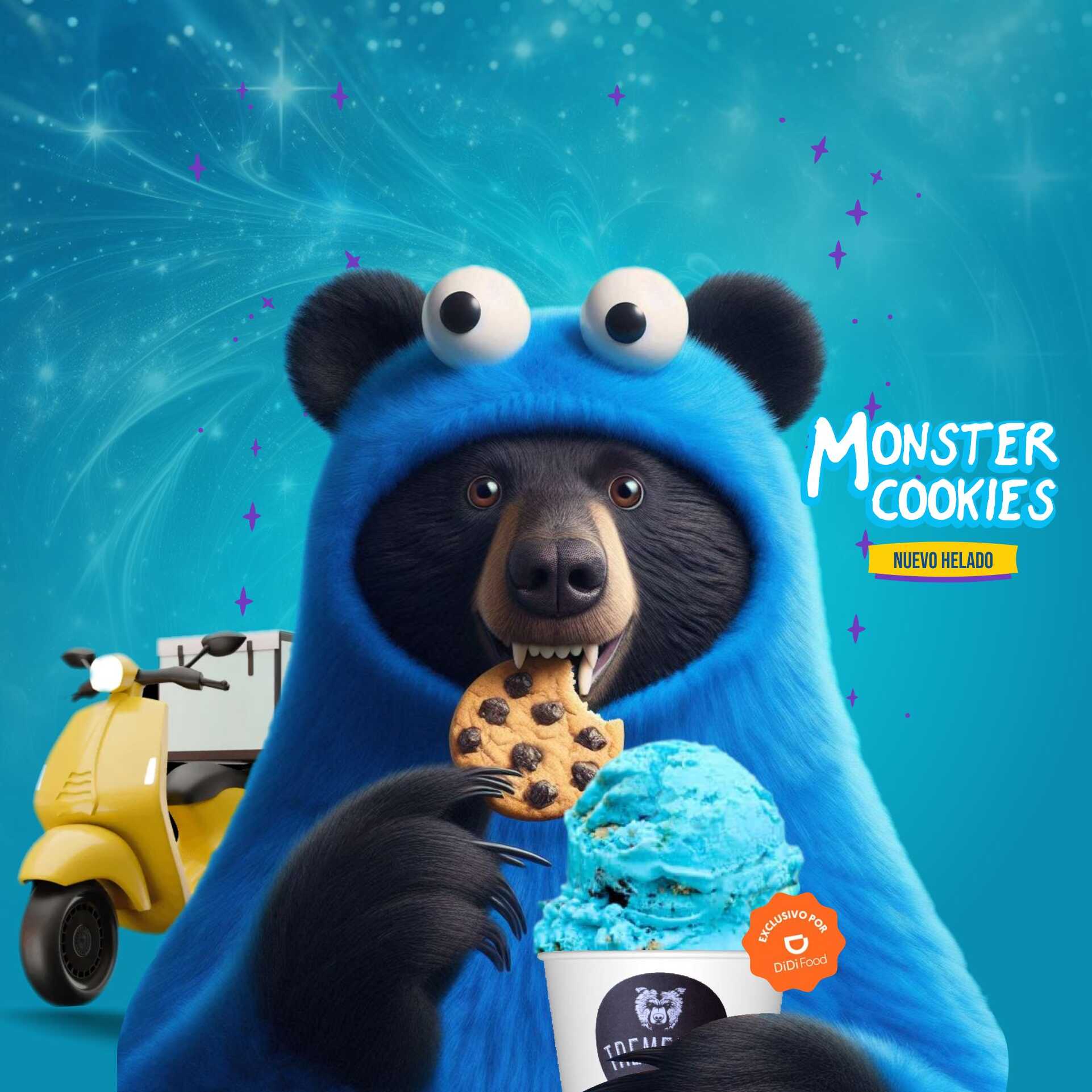 Monster Cookies 👻 - 1 Litro