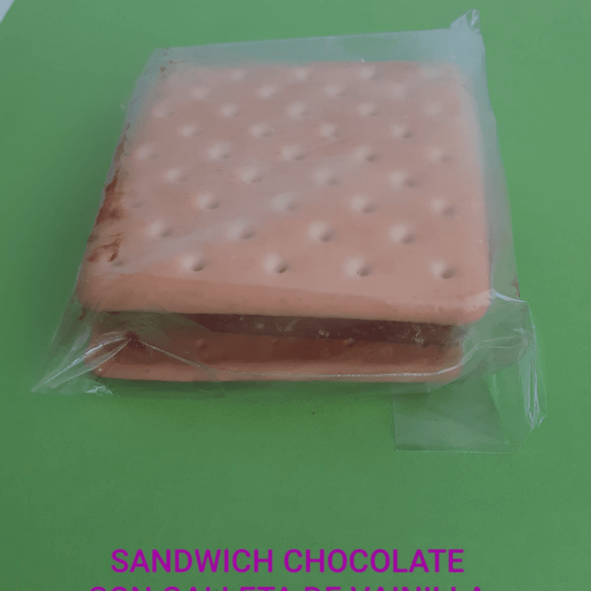 SANDWICH DE HELADO SABOR CHOCOLATE