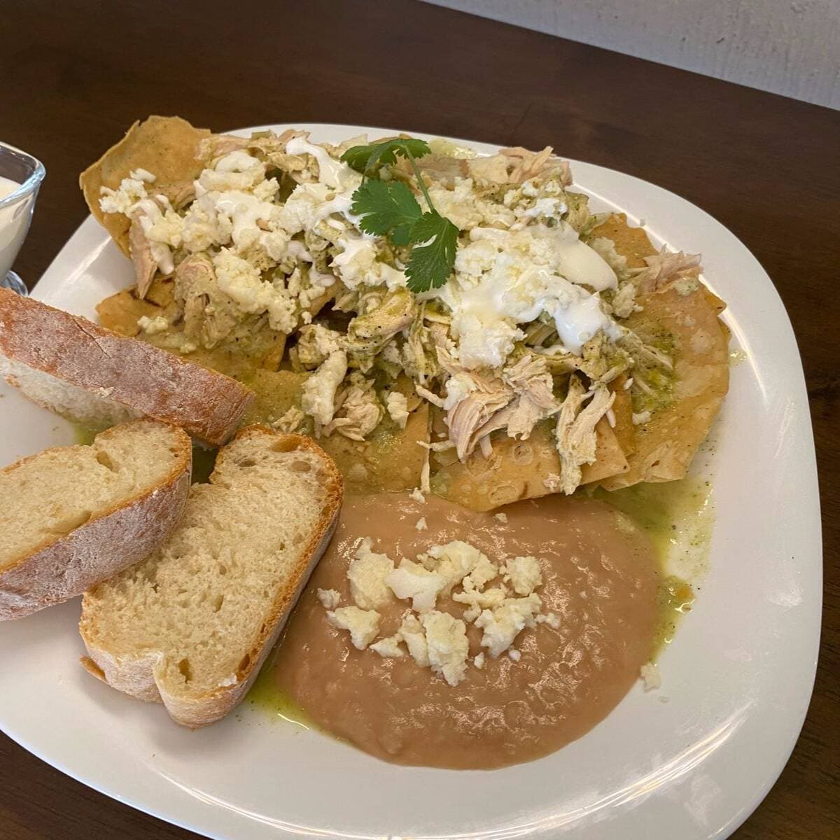 Chilaquiles Verdes con Huevo