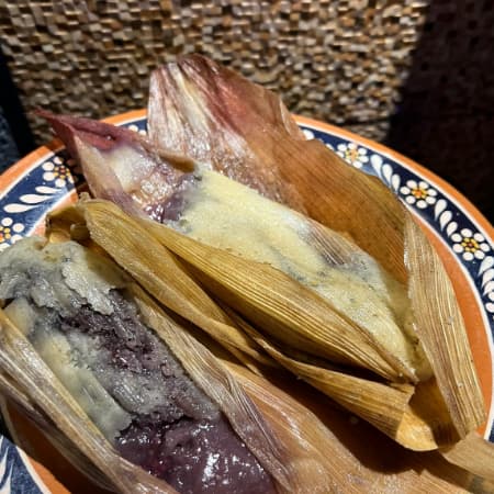 Tamal de Zarzamora con Queso