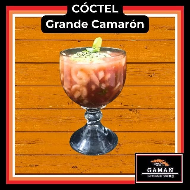Cóctel de camarón grande