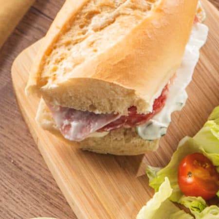 PAN ITALIANO CON JAMON
