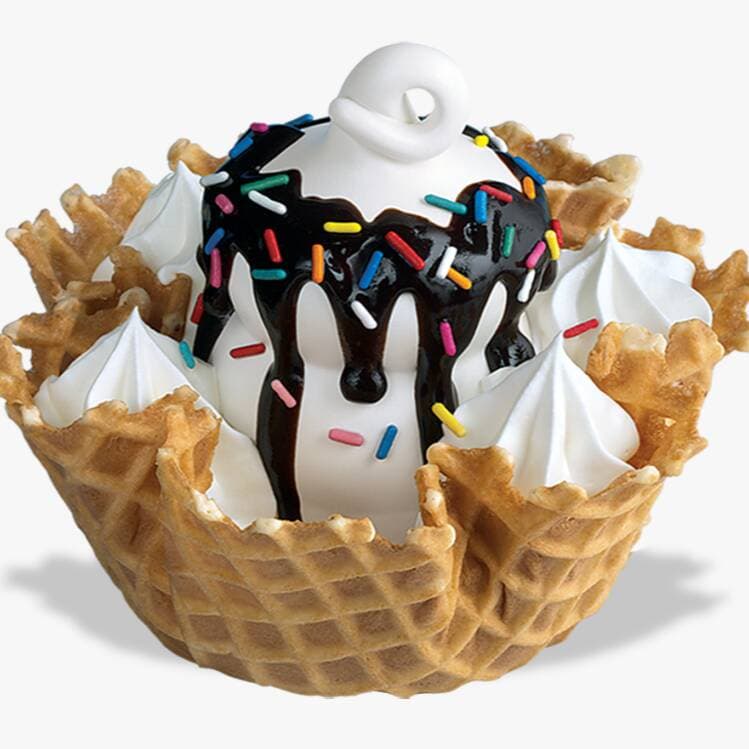 Helado Suave en Canasta