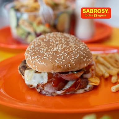 Hamburguesa , 2 Quesos Y Tocino