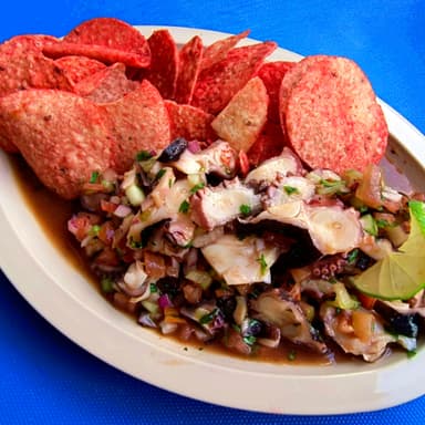 Tosti-ceviche de Pulpo