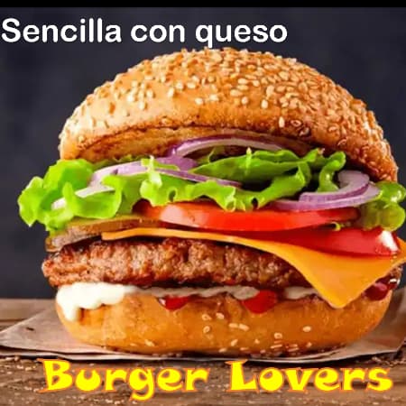 Lover Burger con Queso