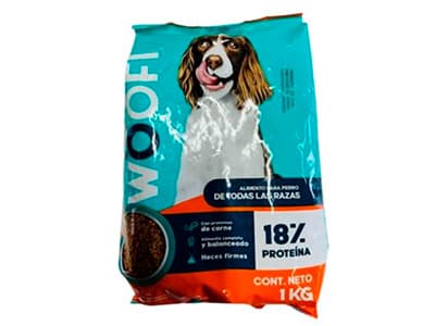 ALIM PERRO WOOFI P/TODAS LAS RAZAS 1 KG