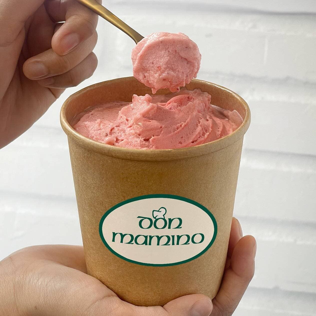 Helado de Fresa