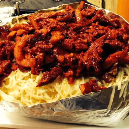 Papa Asada de Adobada