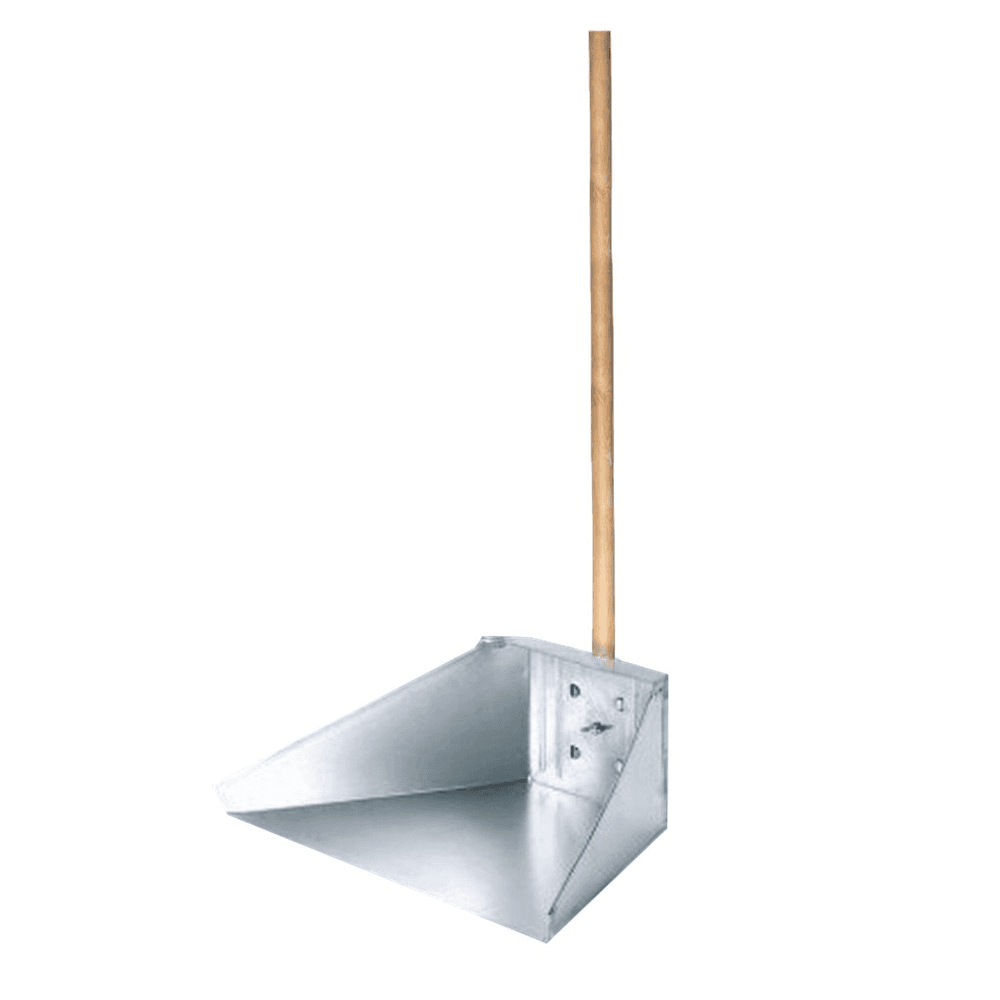 RECOGEDOR LAMINA GALVANIZADO GRANDE 25X25X15CM