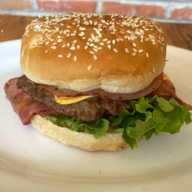 Hamburguesa con Tocino