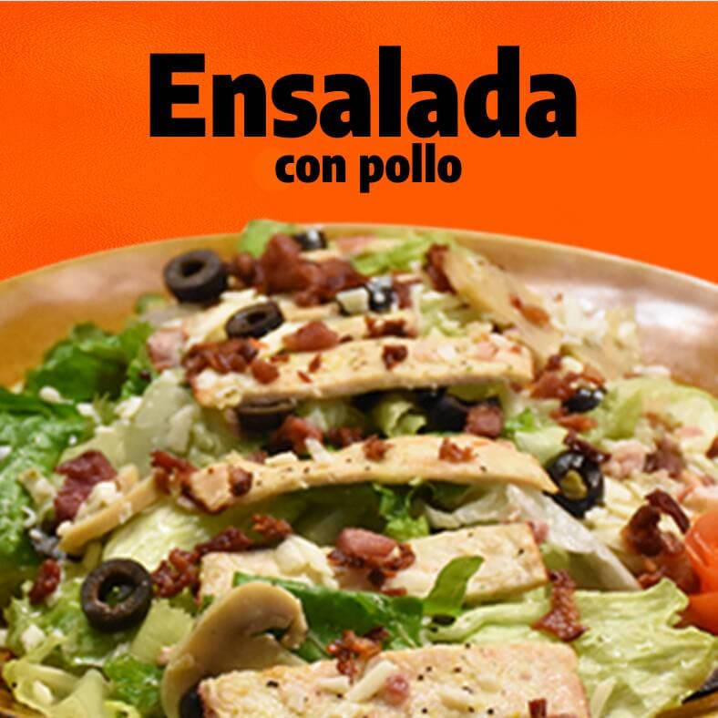 ENSALADA CON POLLO A LA PLANCHA