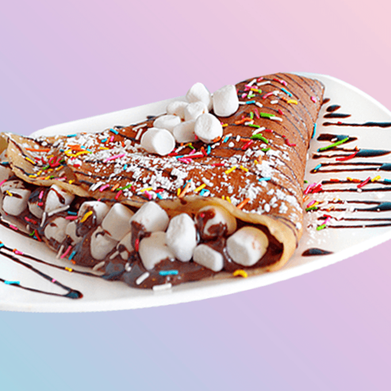 Crepa #8 NUTELLA y Bombones Blancos