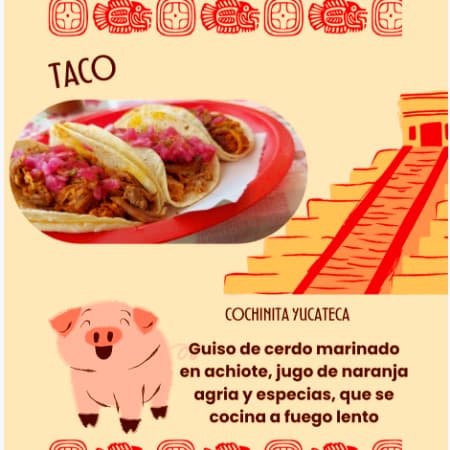 ¡Disfruta El Sabor Auténtico #3 Tacos de Cochinita
