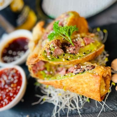 Egg Roll de Arrachera