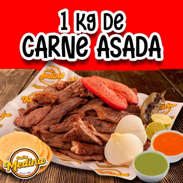 1 KG. CARNE ASADA